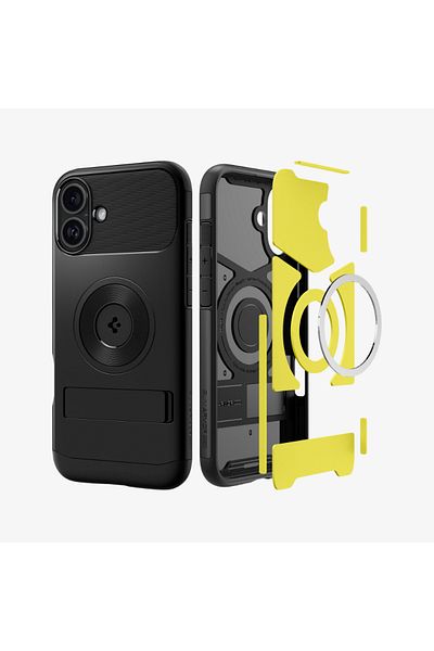 Spigen iPhone 16 Plus - Tough Armor Case with Ai Magfit Magsafe