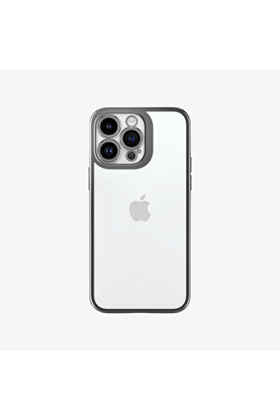 Spigen iPhone 14 Pro Kılıf Optik Crystal Chrome Gray - ACS04979