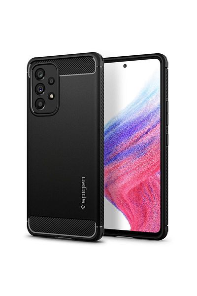 Spigen Galaxy A53 5G Case Rugged Armor Matte Black - ACS04159