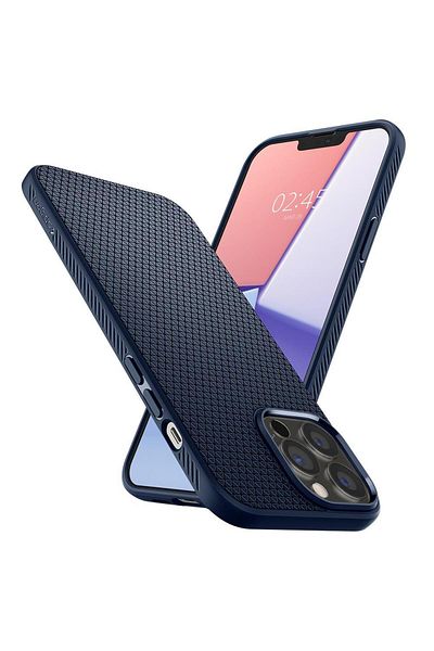Spigen iPhone 13 Pro - Liquid Air Navy Blue Case, ACS03259