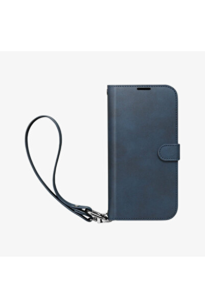 Spigen iPhone 15 Pro Kılıf Wallet S Pro Kartlıklı Kılıf Navy - ACS06741