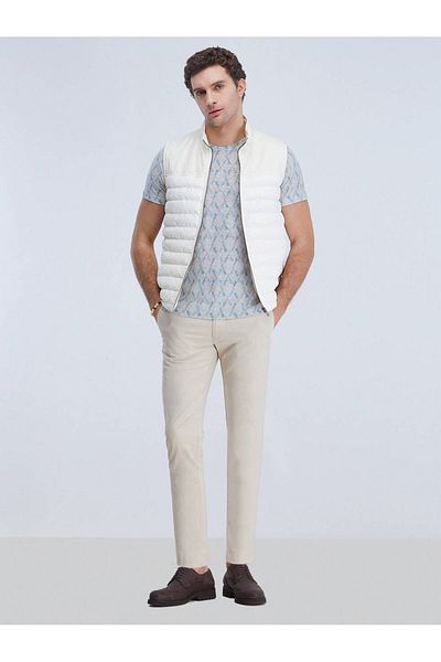 Kip Ecru Woven Sports Vest - Comfortable and Stylish Design