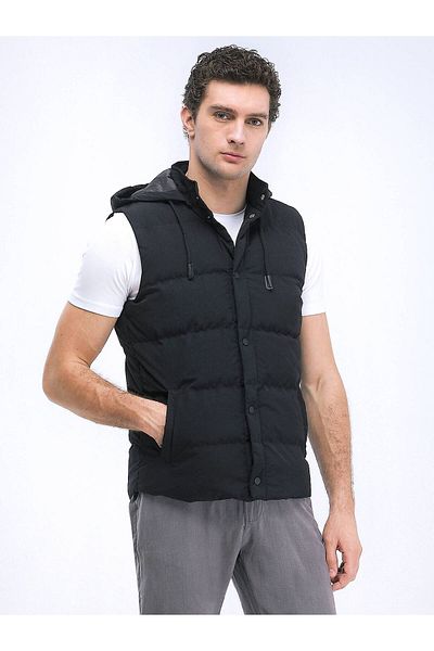 Kip Black Woven Sports Vest - Comfortable and Stylish