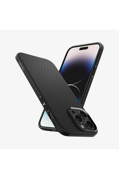 Spigen iPhone 14 Pro - Liquid Air Matte Black Case Acs04957