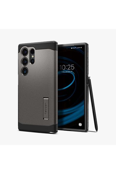 Spigen Galaxy S24 Ultra Case - Tough Armor Gunmetal Acs07301