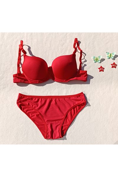 siyalife Push up Padded Micro Bra and Panty Underwear Set