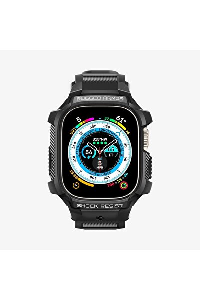 Spigen Apple Watch 49 mm (Ultra 2/1) Carcasă și curea cu șnur Rugged Armor Pr...
