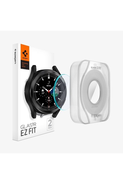 Spigen Galaxy Watch 4 Classic (42mm) / Watch 3 (41mm) Cam Ekran Koruyucu Fit ...