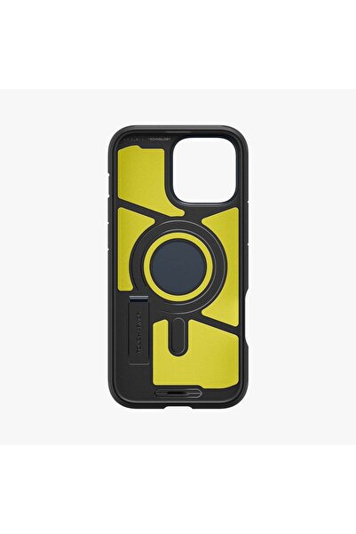 Spigen iPhone 16 Pro Max Kılıf Tough Armor AI MagFit MagSafe özellikli Kickstand Metal Slate - ACS08014