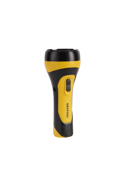 KRYPTON KNFL5008 4V 400mAh Rechargeable LED Plastic Torch - High Power Flashl...