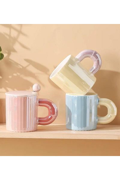 Gift Moda Minimal Pastel Tone Ceramic Mug