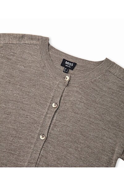 MISS IPEKYOL Wool Blend Basic Cardigan