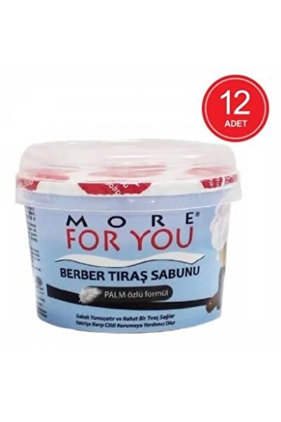 More For You Tıraş Sabunu 140 Gr 12 Li Paket