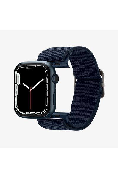 Spigen ساعة أبل 49 ملم الترا 2/1 - 46 ملم السلسلة 10 - 45 ملم 9/8/7 - 44 ملم SE2/SE/6/5/4 حزام أزرق - AMP02287