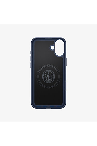 Spigen iPhone 16 Plus Kılıf Thin Fit MagFit MagSafe özellikli Navy Blue - ACS08061