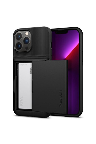 Spigen Θήκη iPhone 13 Pro Max Slim Armor CS Μαύρη - ACS03218