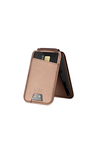 Momax 1-Wallet Magnetic stand card holder CÜZDAN (Gold)
