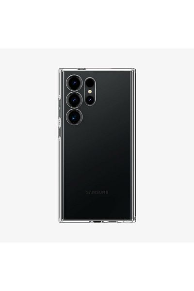 Spigen Galaxy S24 Ultra Kılıf Liquid Crystal 4 Tarafı Tam Koruma Crystal Clear - ACS07283