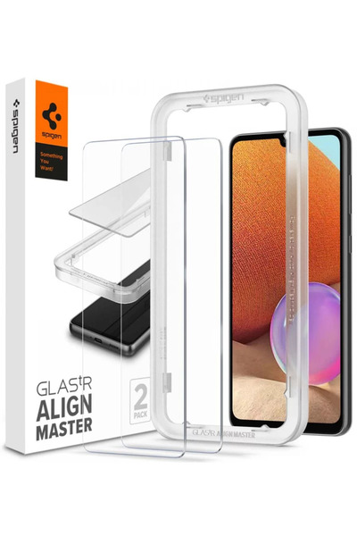 Spigen Galaxy A33 5G Cam Ekran Koruyucu Kolay Kurulum GLAS.tR Alignmaster (2 ...