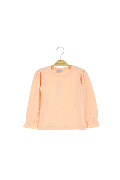 Atabay Kids ATABAY KİDS 107-01-25 ΚΟΡΙΤΣΙΚΗ ΜΠΛΟΥΖΑ ΜΕ ΜΑΝΙΚΙΑ ΕΛΑΣΤΙΚΗ 2/10 ΕΤΩΝ