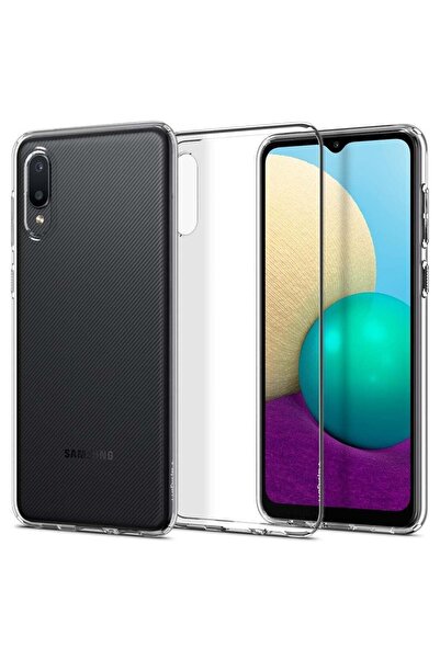 Spigen Galaxy A02 / M02 Kılıf Liquid Crystal 4 Tarafı Tam Koruma Crystal Clea...