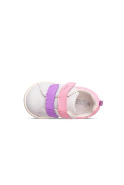 Vicco Bangkok White Pink First Step Shoes