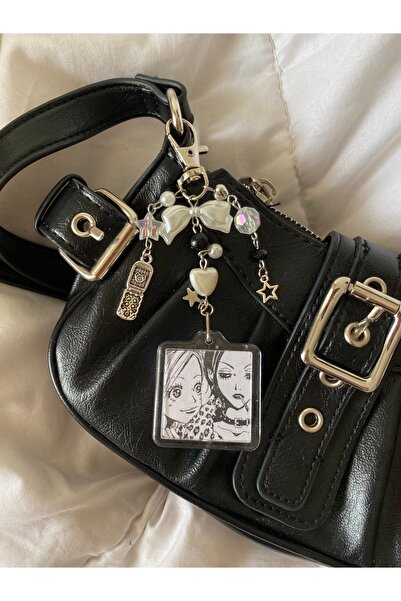 bettymettys Nana ve Hachi Fotoğraf Koyulabilir Çerçeve Charmlı Coquette Anaht...