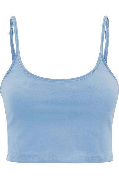Urban Classics Ladies Short Velvet Top