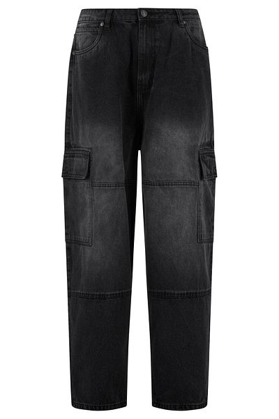 Urban Classics Konisch zulaufende Heavy Ounce Baggy Cargo Jeans