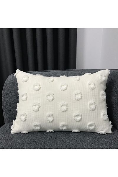 LILYUM Home Bohemian Punch με μοτίβο μπεζ διακοσμητικό κάλυμμα μαξιλαριού 35x50 cm
