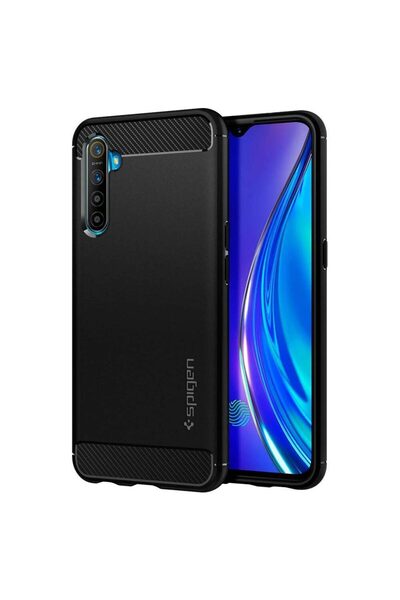 Spigen Realme X2 / XT Kılıf Rugged Armor Matte Black - ACS00362