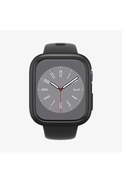 Spigen Θήκη Apple Watch 41mm (Σειρά 9/8/7) Λεπτής Εφαρμογής Μαύρη - ACS04184