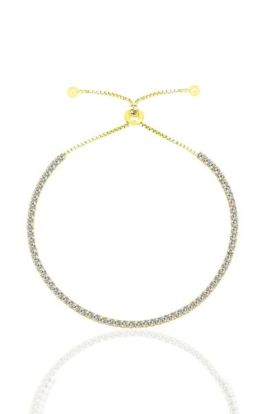 Söğütlü Silver Gümüş altın yaldızlı zirkon taşlı pırlanta montürlü asansörlü ...