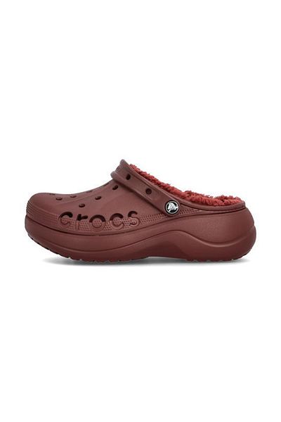 Crocs Baya Plateau-Clog-Damenhausschuhe mit Futter