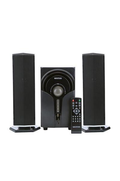 KRYPTON KNMS5198 High Power 2.1 Professional Speaker - Multimedia Speaker System with Subwoofer - US