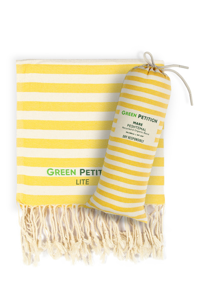 Green Petition ماري أوشر - مزيج من القطن العضوي والريكيلي، مع حقيبة حمل، مئزر...