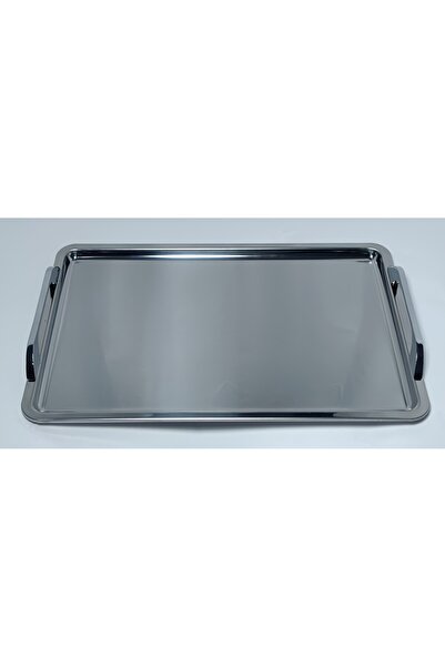 PARILTI HOME COLLECTİON Stainless Steel Serving Presentation Tray & Tea Tray