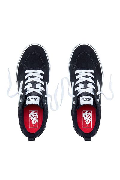 Vans Filmore Vn0a3mtjıju1 Mn Pantofi - piele intoarsa/pânză negru/alb