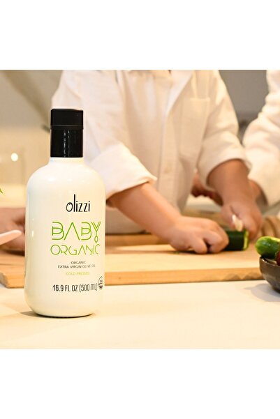 Olizzi Baby Organik Natürel Sızma Soğuk Sıkım Zeytinyağı 500 ML