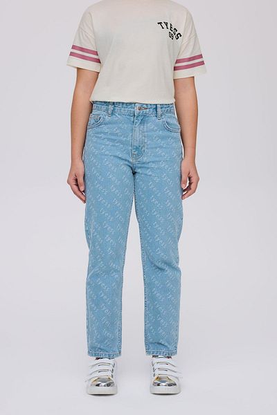 Tyess BG Store Pantaloni din denim pentru fete