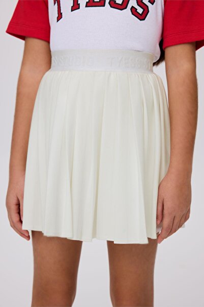 Tyess Bg Store Girl's White Skirt
