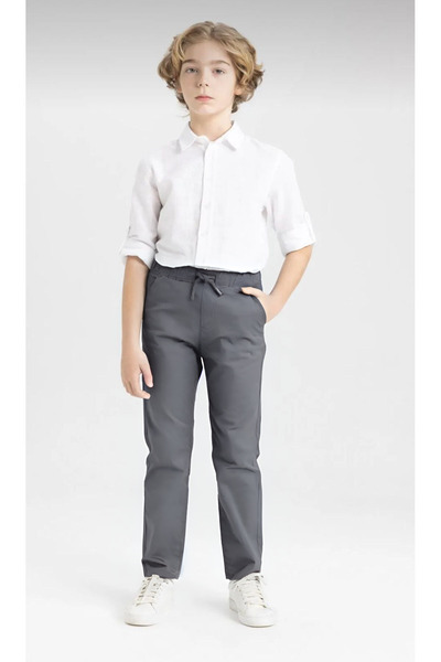 CMZ COLLECTİON Pantaloni de școală pentru copii - Trening cu talie din Lycra