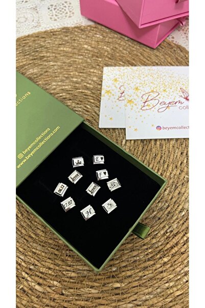 çelik bileklik Kendin Çizdir Italyan Charm Tek Charm
