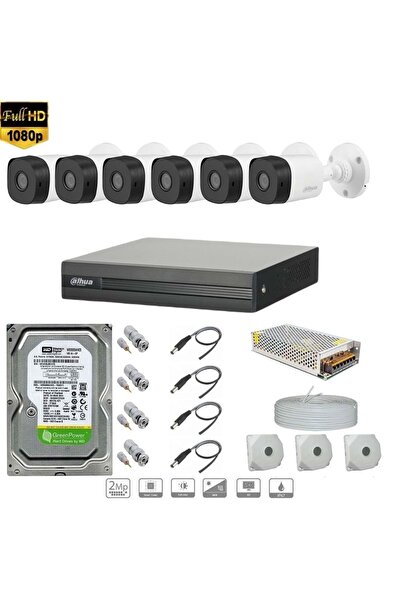 DAHUA Full Hd 6 Kameralı Set