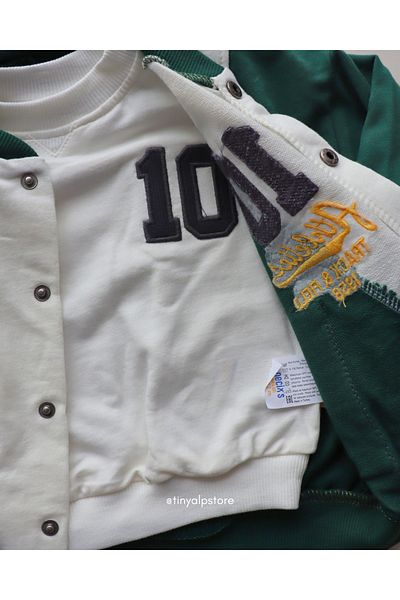 Necix's Design Patterned College Cardigan Included Soft and Comfortable Fabric Baby Boy Suit
