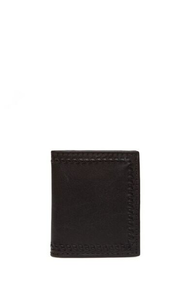 GÖN Hand Made Black Men's Wallet Dune