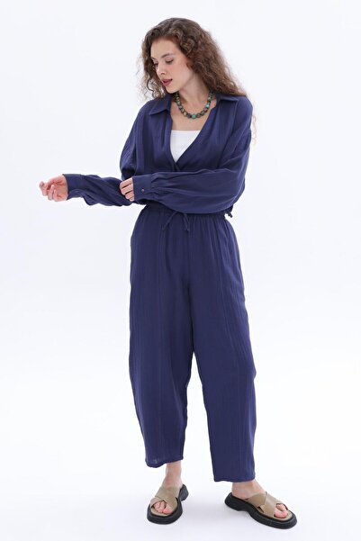 ALLDAY 24ds77093al0 Cepli Müslin Kadın Pantolon