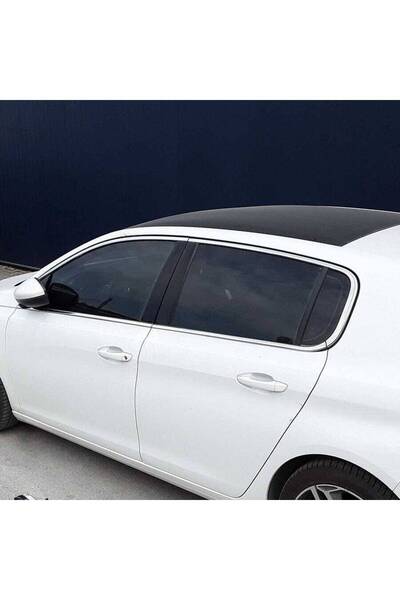 Omsa Peugeot 308 Krom Hb Cam Çerçevesi 10 Parça 2014-2021 Arası