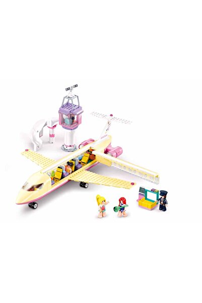 Sluban Girl's Dream Series - Luxurious Plane Building Blocks 384 Pieces, with Minifigures
