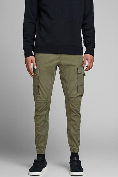 Jack & Jones Men's Side Pocket Cargo Pants - Paul Flake